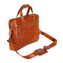 Personalised Buffalo Leather Compact Laptop Satchel, thumbnail 4 of 10