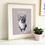 Pet Portrait Full Colour Illustration Dog Cat Etc, thumbnail 3 of 9