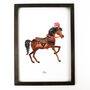 Rhea The Carousel Horse Art Print, thumbnail 4 of 9