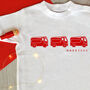 Personalised Children's Fire Truck T Shirt, thumbnail 3 of 4