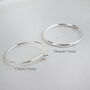 Sterling Silver Textured Heart Charm Hoops, thumbnail 3 of 10