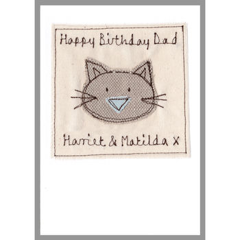 Personalised Cat Father's Day Card, 12 of 12
