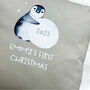Baby's 1st Christmas Cushion, thumbnail 2 of 2