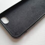 Personalised Rainbow Font Black Pu Leather Phone Case, thumbnail 4 of 7