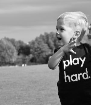 'Play Hard' Child's T Shirt, 8 of 10