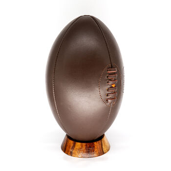 Wooden Ball Display Stand Plinth For Footballs And Rugby, 2 of 2