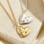 Confetti Birthstone Chunky Heart Necklace, thumbnail 6 of 8