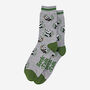 Lazy Panda Grey Marl Bamboo Socks Men's, thumbnail 2 of 4