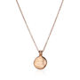 Women's Rose Gold Plated Initial Message Necklace, thumbnail 3 of 8