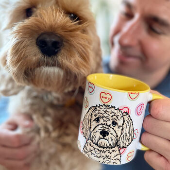 Personalised Sweet Heart Dog Lover Mug, 9 of 9