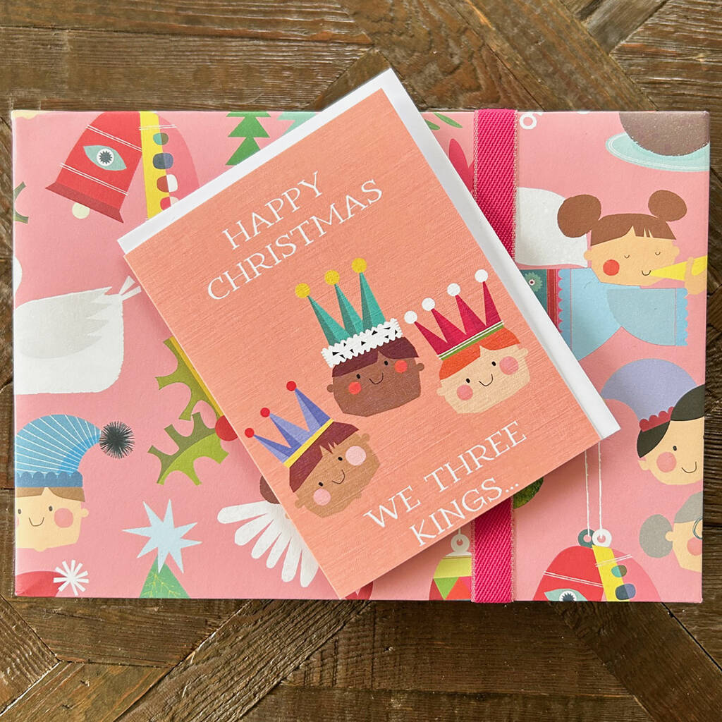 Mini Three Kings Christmas Card, 1 of 4