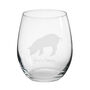Personalised Pig Engraved Glass, thumbnail 3 of 6