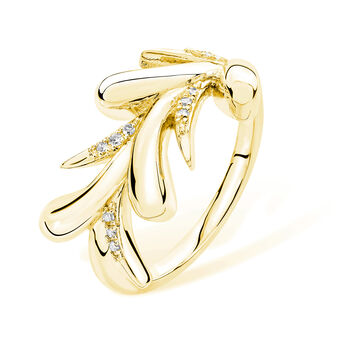 Sycamore Ring In Gold Vermeil, 2 of 3