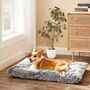 Dog Bed Cushion Pet Padded Fluffy Mat Plush, thumbnail 3 of 11