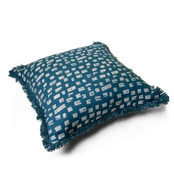 Mirage Bricks Recycled Cotton Cushion Cover, 6 of 6