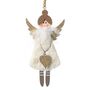 Wooden Hanging Angel Christmas Tree Decoration, thumbnail 1 of 3