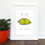 Happy Ever After Vegetable Giclee Print Kitchen Art, thumbnail 2 of 4