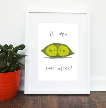 Happy Ever After Vegetable Giclee Print Kitchen Art, 2 of 4