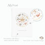 'Welcome To The World Little One' Personalised Print With Gold Foil, thumbnail 5 of 5