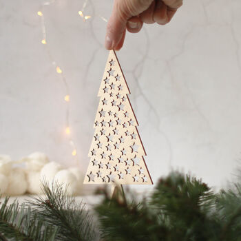 Christmas Tree Set, Star Cutout Design, 3 of 5