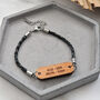 Personalised Men's Woodgrain Secret Message Bracelet, thumbnail 3 of 7