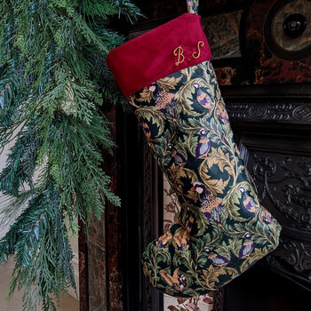 Personalised Christmas Stocking, Partridge Design, 4 of 8