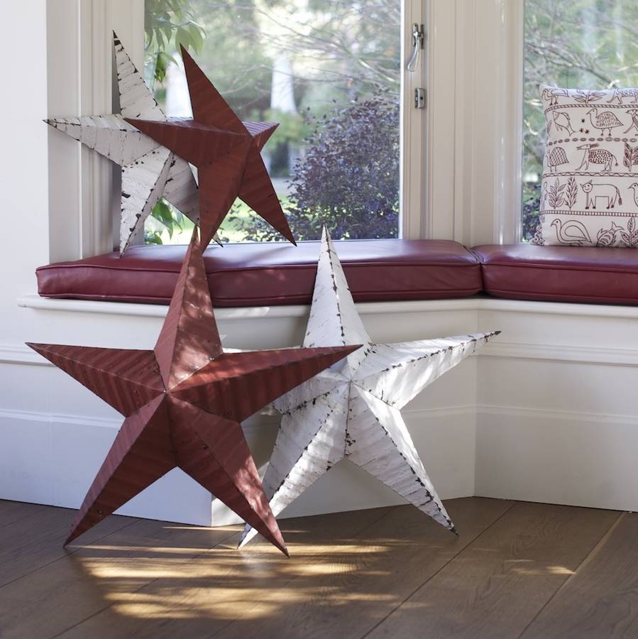 Metal Painted Amish Barn Star By Lovestruck Interiors