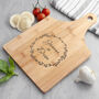 Personalised Couples Bamboo Paddle Serving Board, thumbnail 1 of 3