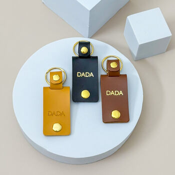 Personalised Photo Keyring Gift For Dada, 3 of 3