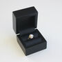 Entwined 9ct Yellow Gold Pearl And Diamond Ring, thumbnail 2 of 3