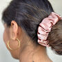 Five Extra Hold Wide Band Satin Scrunchies 'Gift Sets', thumbnail 2 of 6