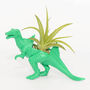 Hand Painted Green Dinosaur Plant Pot Gift For Him, thumbnail 1 of 4