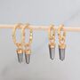 The En Pointe Pyrite Earrings, thumbnail 6 of 8