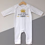 Baby Girl Prince Daddy Babygrow/All In One, thumbnail 1 of 4