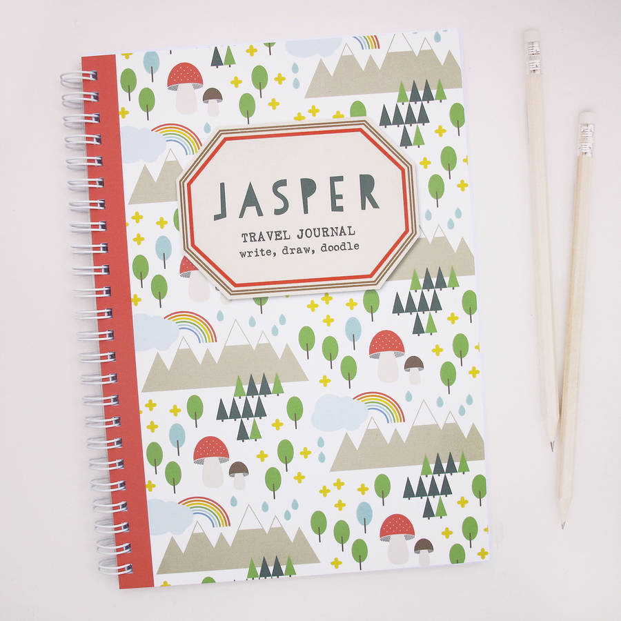 personalised kids travel journal by onneke personalised kids travel journal by onneke