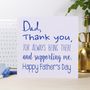 Personalised Father's Day Card, thumbnail 7 of 9
