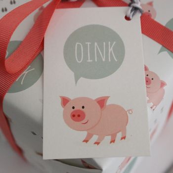Pig Gift Wrap, 2 of 4