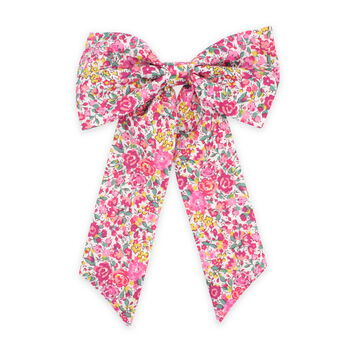 Liberty Print Large Bow Hair Clip, 4 of 7