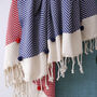 Personalised, Handwoven Christmas Throw Blankets, thumbnail 5 of 8