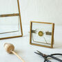 Standing Brass Photo Or Picture Frame, thumbnail 3 of 10
