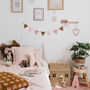 Pink Felt Bunting Girls Nursery Decor, thumbnail 3 of 6