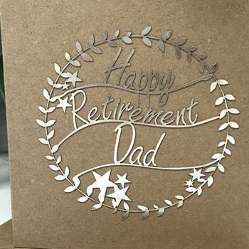 Personalised Retirement Card For Dad, 2 of 9