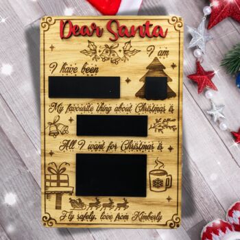 Dear Santa Christmas Wish Board, 2 of 6