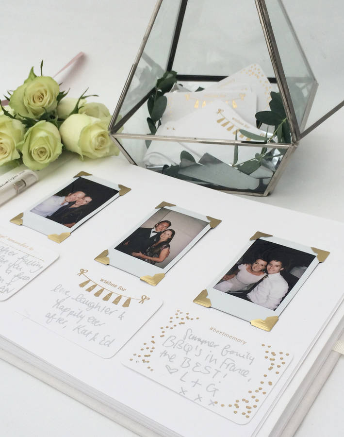 Personalised Wedding Guest Book By Pearl & Mason