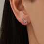 Sterling Silver Elephant And Giraffe Stud Earrings, thumbnail 6 of 12