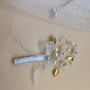 Pearl And Gold Wedding Boutonniere For Groom And Groomsmen, thumbnail 9 of 11