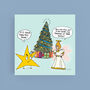 Star And Angel Christmas Cards, thumbnail 1 of 2
