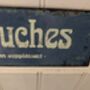 French Salle De Bain Bathroom Sign Vintage Metal Plaque, thumbnail 3 of 7