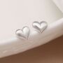 Sterling Silver Sweetheart Earrings, thumbnail 1 of 8