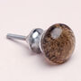 G Decor Caspian Bubbles Round Glass Cabinet Pull Knobs, thumbnail 3 of 6